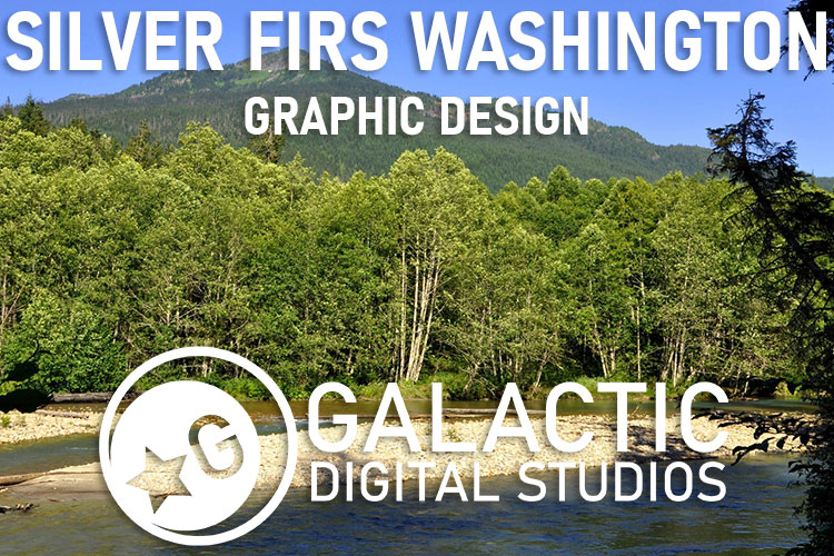 Silver Firs Washington graphic design